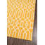 Tapis d'intérieur / extérieur jaune à motif géométrique Gul-790142333