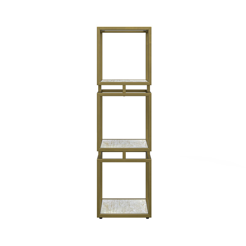 Metal BookShelf for Study Room Furniture, Home Office Bookcase Shelving Unit for Storage