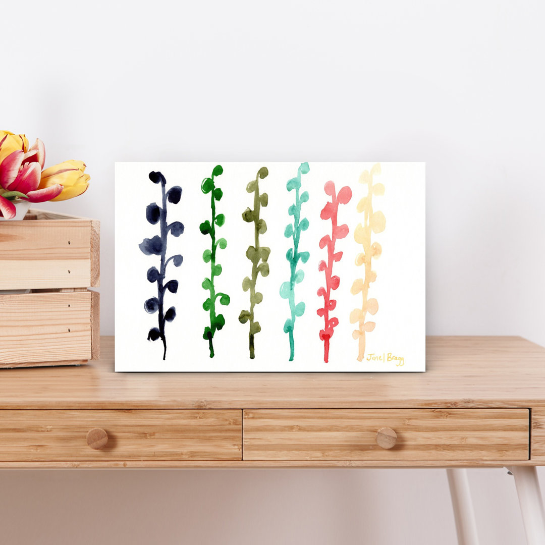 Contemporary Art Colorful Playful Whimsical Moss Wall Art