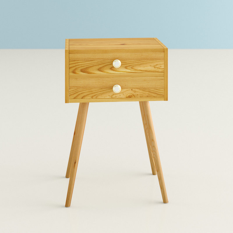 Table de chevet 2 tiroirs Batchelor, Individuel