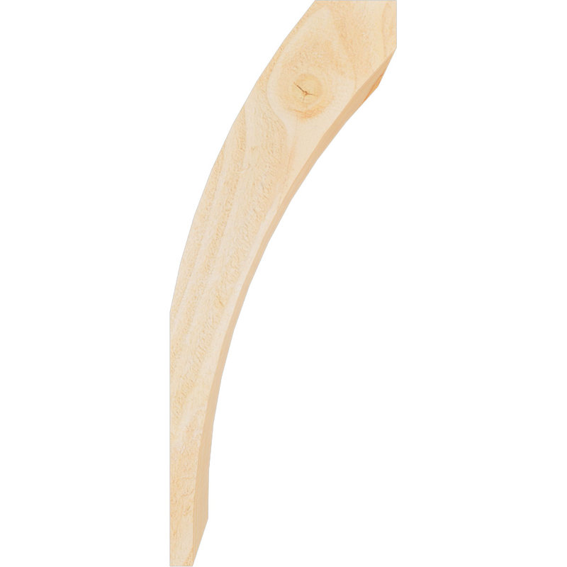 Genouillère Thorton, Sapin Douglas de 4 po (sciage brut), 8 po X P 20 po H