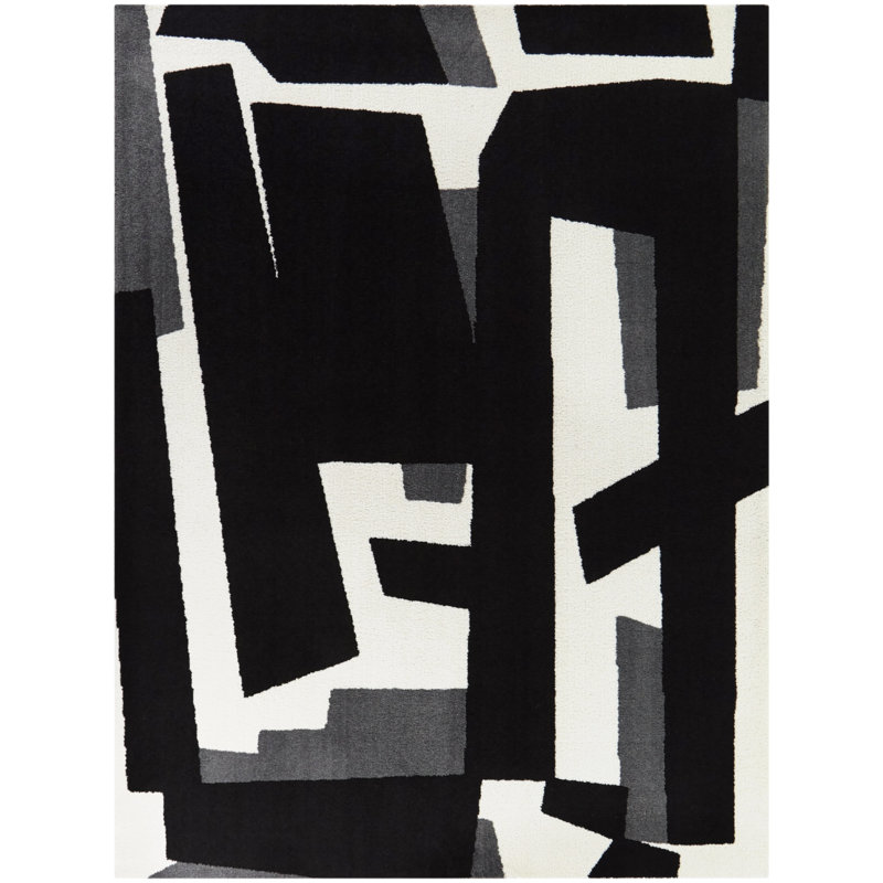 Houser Abstract Indoor Rug, Rectangle 7'10" x 10'