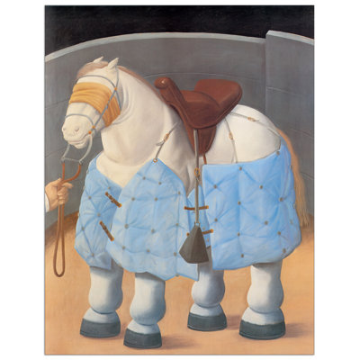 Botero - No Frame Print on Wood