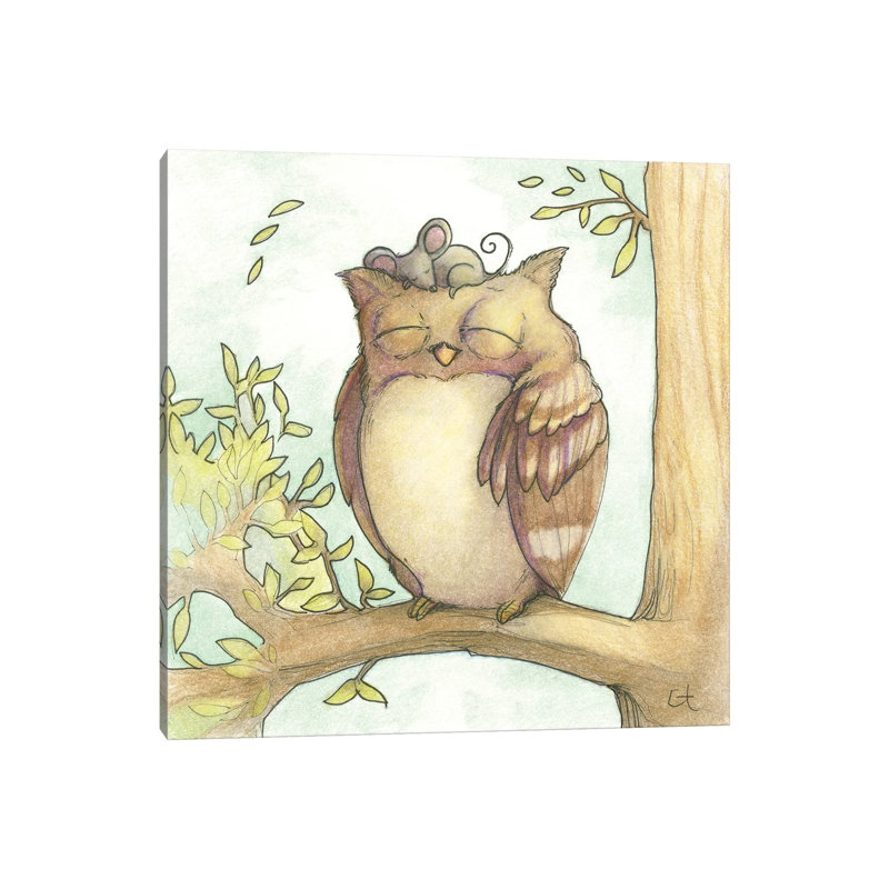 Frienship Takes Courage - Wrapped Canvas Painting, 93.98 cm H x 93.98 cm W x 1.91 cm D