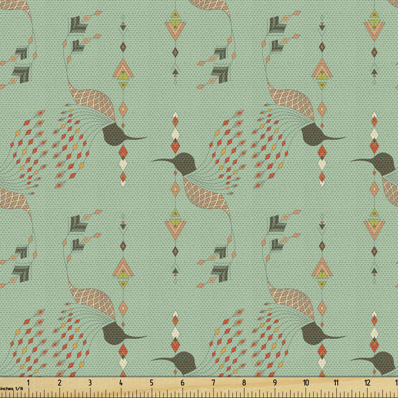 Ocallaghan Humming Birds and Ornaments Fabric