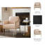 Fauteuil en cuir brossé Cozy