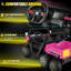 Alex 24V 4WD 2 places 6 roues sur camion à benne basculante avec télécommande, benne électrique et pelle, Bluetooth, rose-91220687