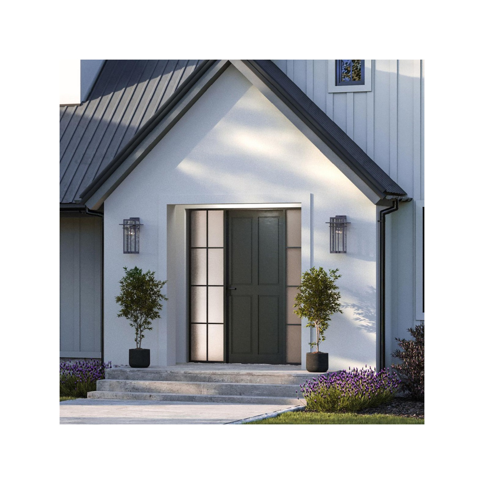 Blithe Single Light Outdoor Wall Light, 16.5" H x 9" W x 8.5" D