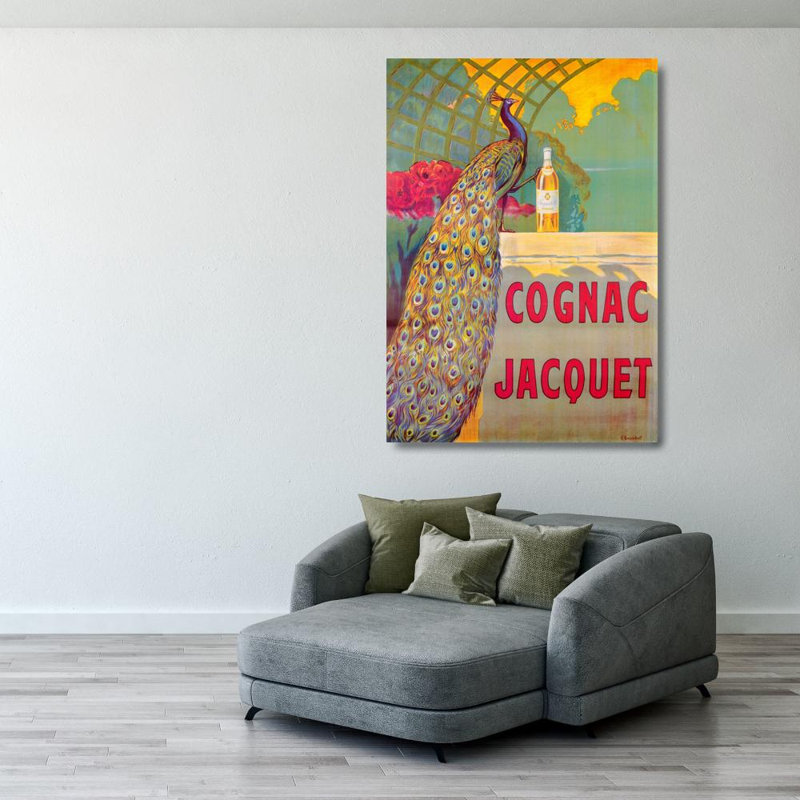 Cognac Jacquet, H 40 po x l 28 po