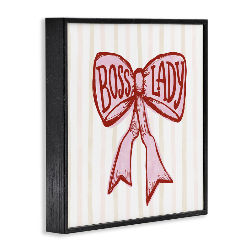 Estampe numérique Boss Lady, Giclée encadrée noir minuit, H 12 po x l 12 po