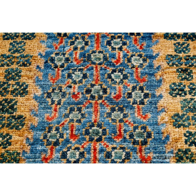 Tapis bleu marine et rouge 3 x 5
