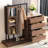 Vasilia Wardrobe with 4 Drawers, 3 Open Compartments and Multiple Shelves-1251815862