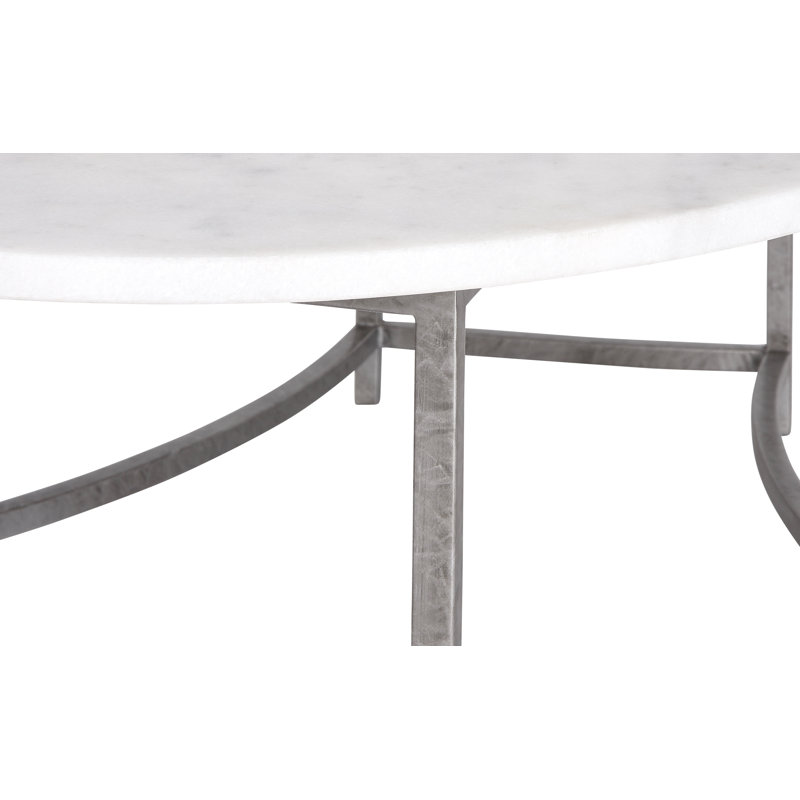 Megan 6 Legs Coffee Table, Royal Silver