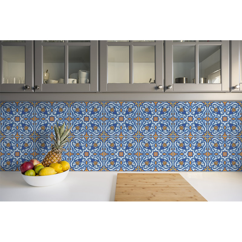 Kawanda 30cm W x 30cm L Vinyl Peel and Stick Field Tile