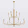 Yanibel 15-Light 2-Tier Minimalist Candlestick Chandelier
