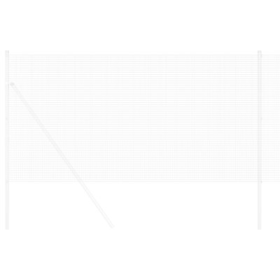 Vidaxl Welded Wire Fence Galvanised Steel