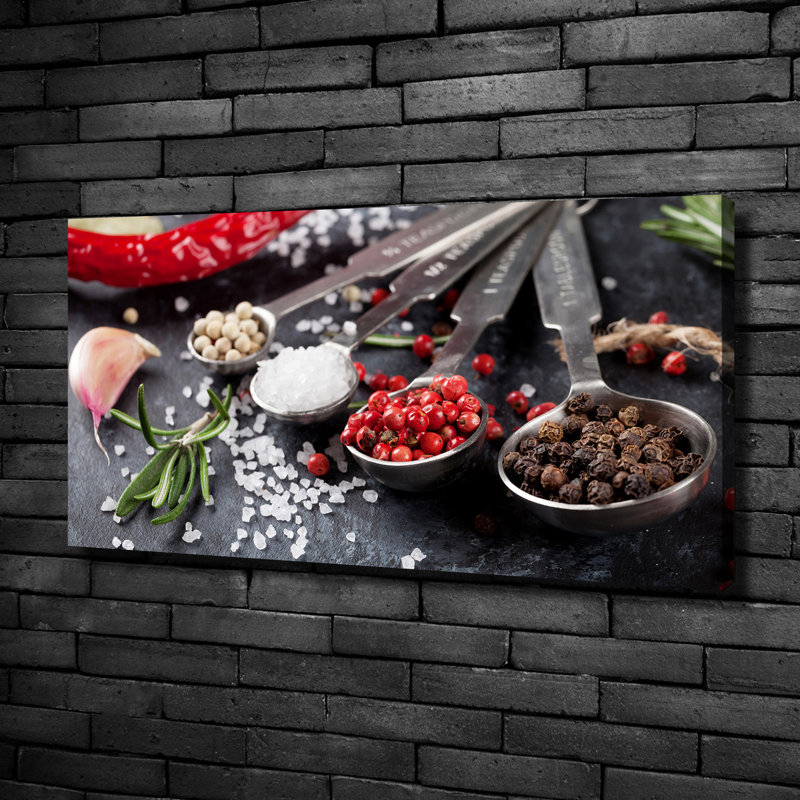 Herbs And Spices - Wrapped Canvas Print, Canvas, 50cm H x 100cm W 
