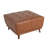 Cutts Tufted Ottoman With Rubberwood Legs