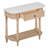 Retro Corner-curved Console Table-632161176