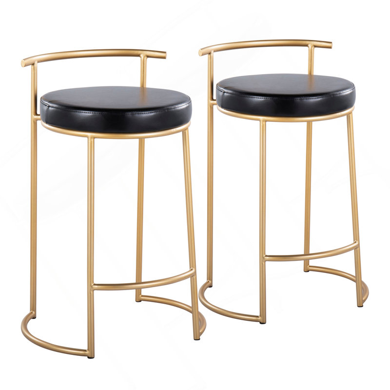 Tabouret de comptoir rond rond 26 po Fuji