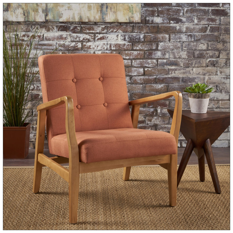 Chaises d'appoint pour le salon, Orange