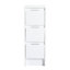 Meuble-lavabo autoportant de 36 po pour salle de bain avec lavabo en résine, une armoire de rangement et une armoire murale, tiroirs à fermeture en douceur, finition blanc brillant, charme en contreplaqué dans les petites pièces, mises à niveau