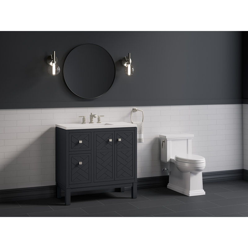 Beauxline 36-In Bathroom Vanity Set, Slate Gray