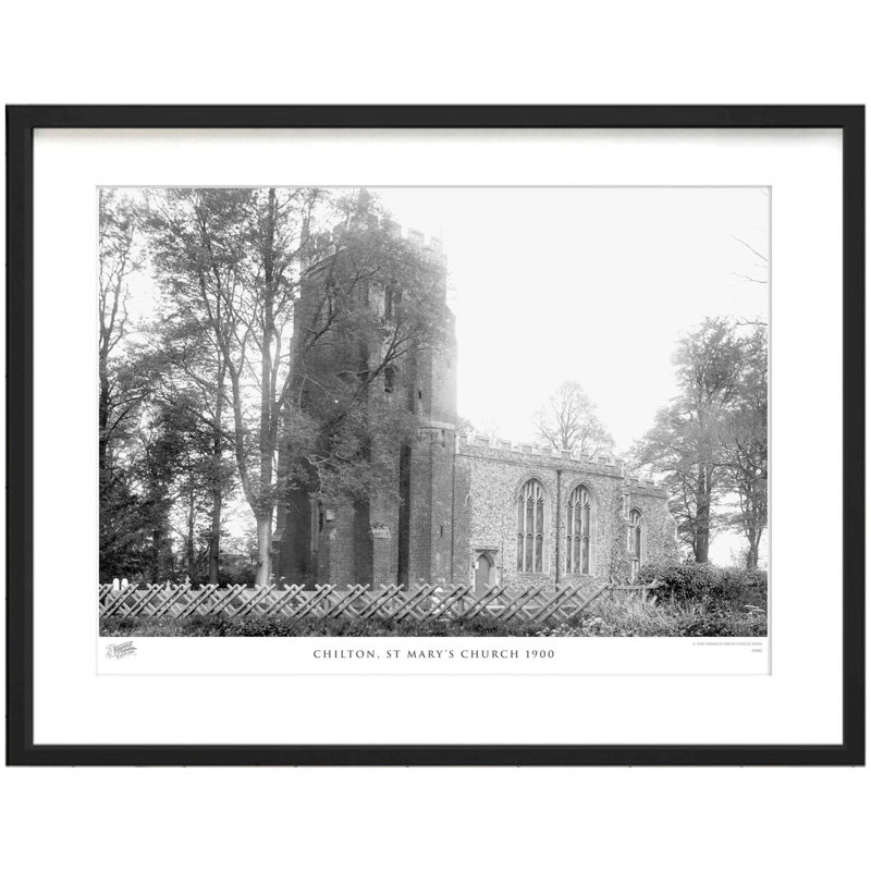 Chilton, St Mary's Church 1900 by Francis Frith - Single Picture Frame Print, 40cm H x 50cm W x 2.3cm D