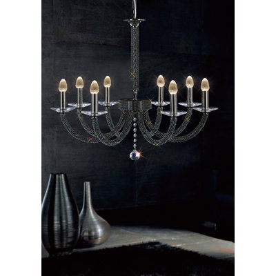 Gelnett 8 - Light Candle Style Chandelier