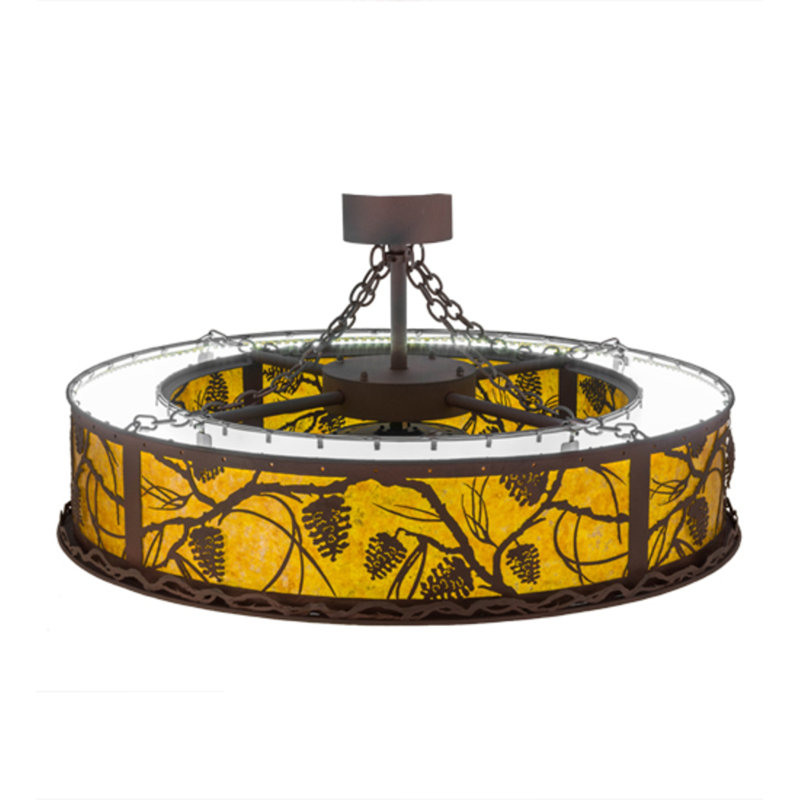 Whispering Pines LED Downrod Ceiling Fan