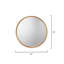 Miroir rond en fer raffiné-1682237035