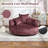Jaquarion 42.52'' Wide Chenille Barrel Chair-1294057225