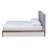 Cloa Upholstered Platform, Full Bed, Grey/Ash Walnut 58.70'' W X 80.31'' L X 44.49'' H-733800898