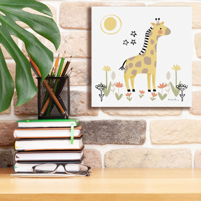 «Baby Giraffe» par Farida Zaman, art mural sur toile
