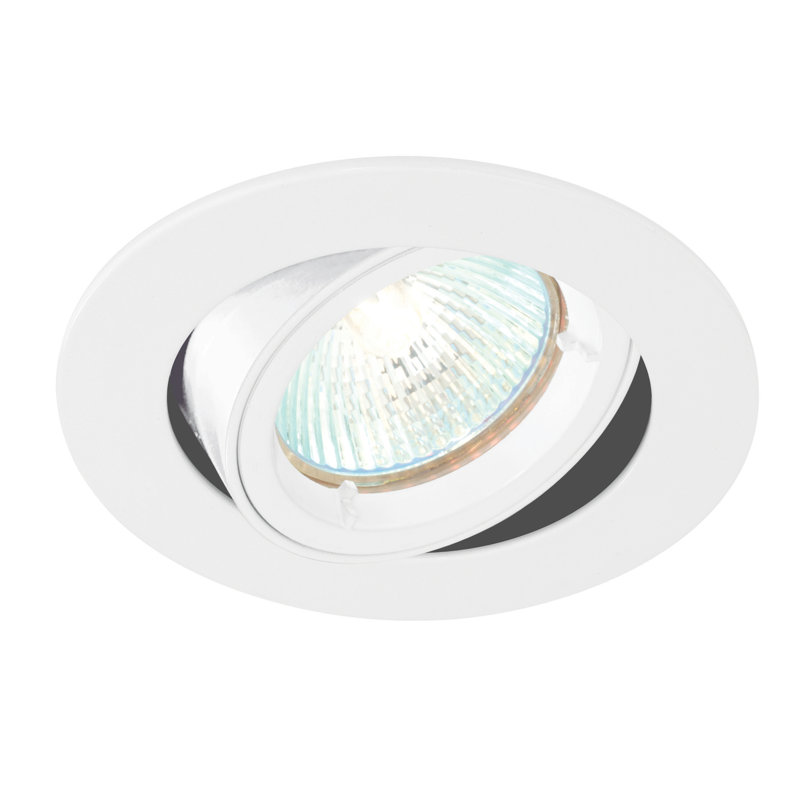 Muthanna Adjustable 9.5cm Recessed Lighting Kit, Gloss white