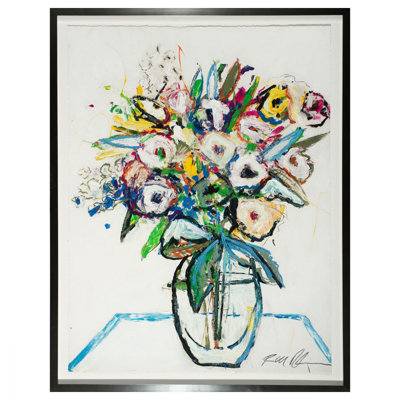 The Glass Vase Print by Robert Robinson
