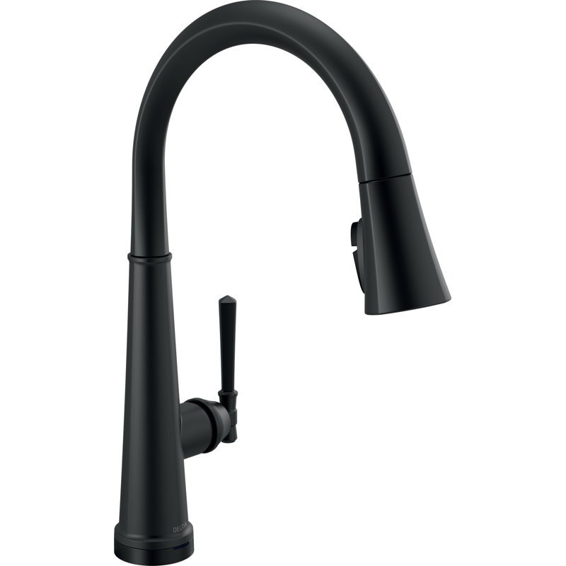 Robinet de cuisine Emmeline, Noir mat