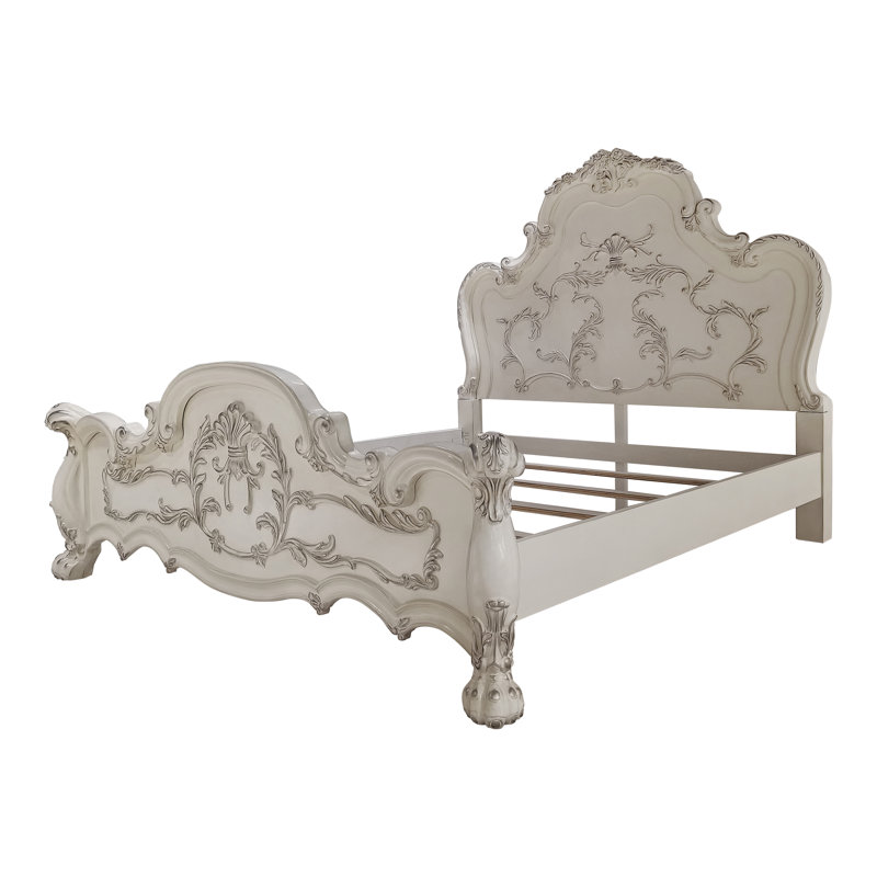 Bed , Bone White Finish, Queen