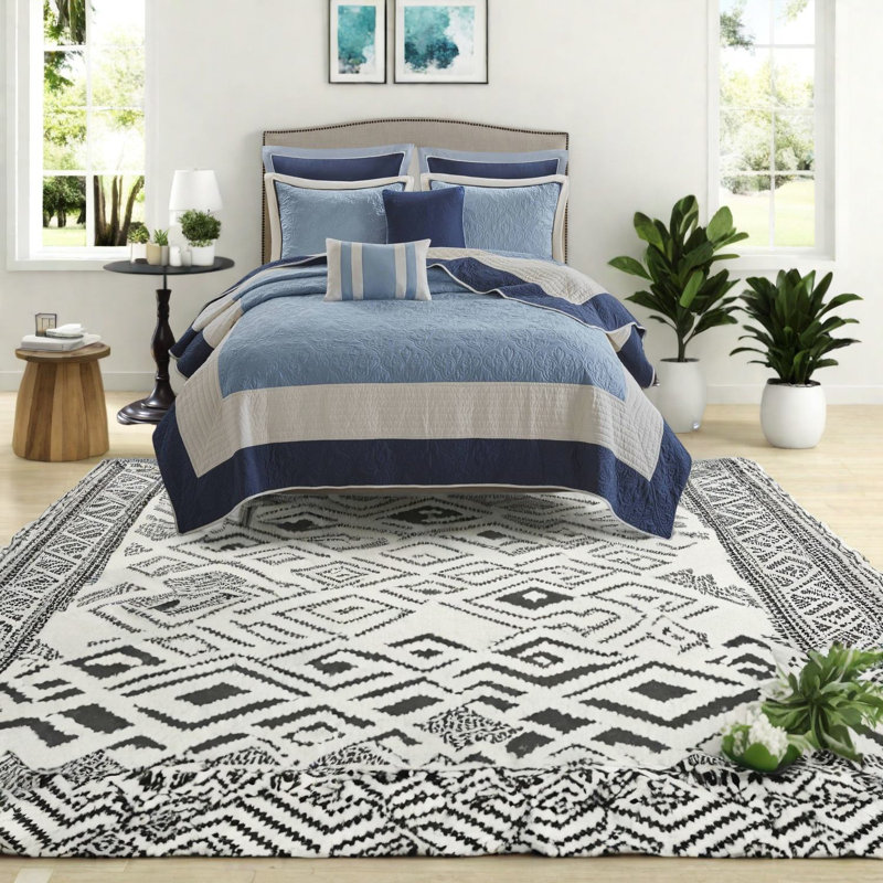 Ensembles de literie luxueux en microfibre multicolore, style traditionnel réversible pour le confort de la maison