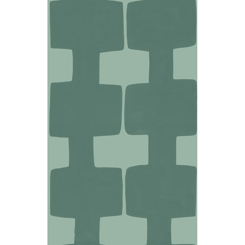 Paule Marrot Wallpaper Double Roll, Dark Sage