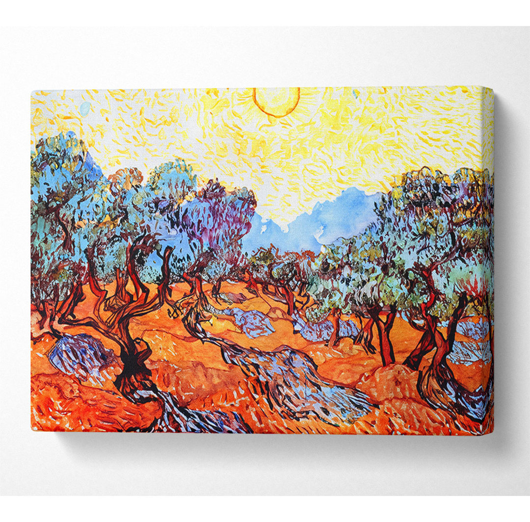 Van Gogh Olive Grove 1 - Kunstdrucke auf Leinwand