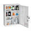 Armoire à pharmacie à fixation en surface sans cadre à 2 tablettes fixes l 16 po et H 21 po-63539546