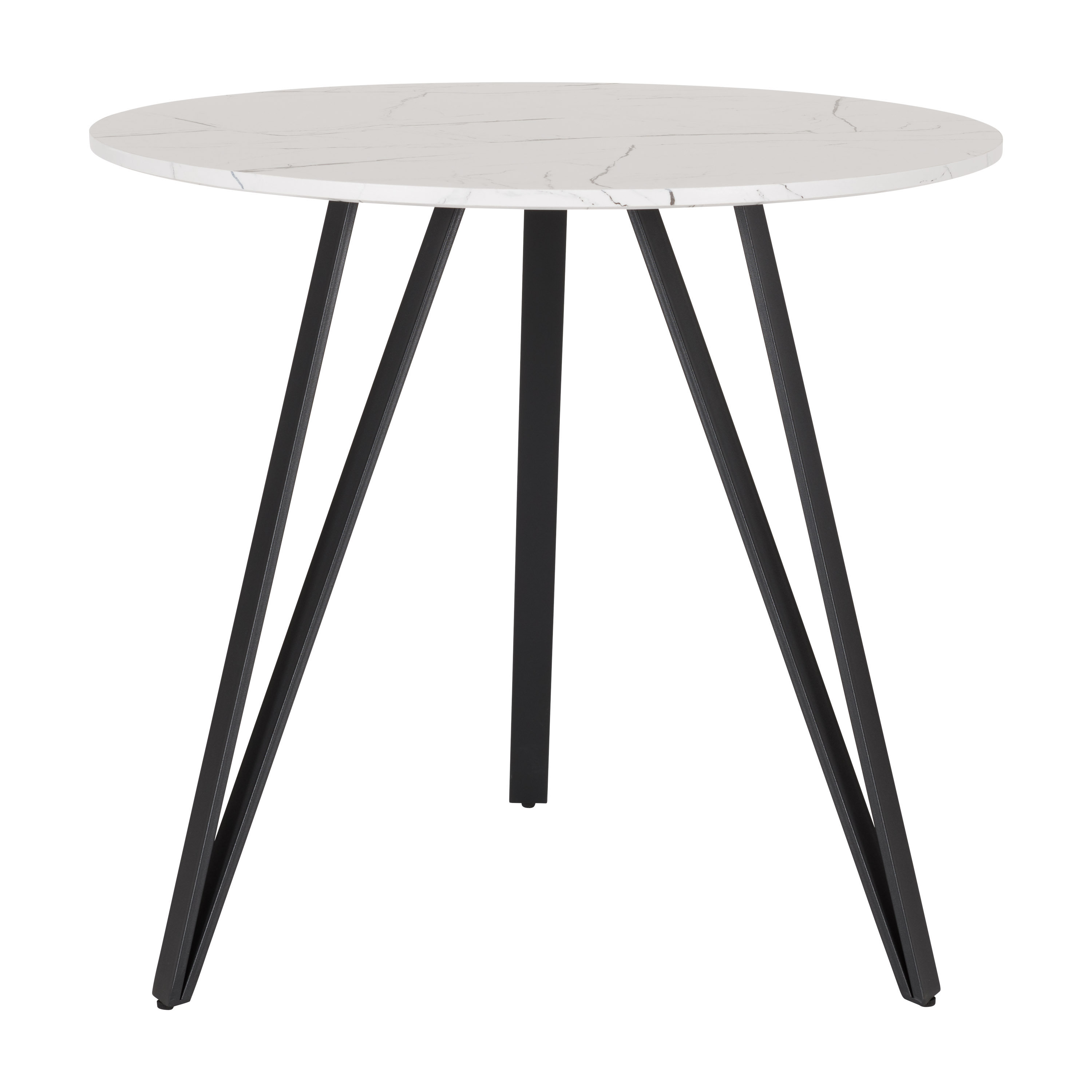 White top black on sale legs dining table