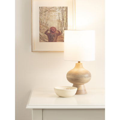 Modern Sculpted Bedside Table Lamp