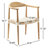 Kazbah Leather Dining Arm Chair-2072678524