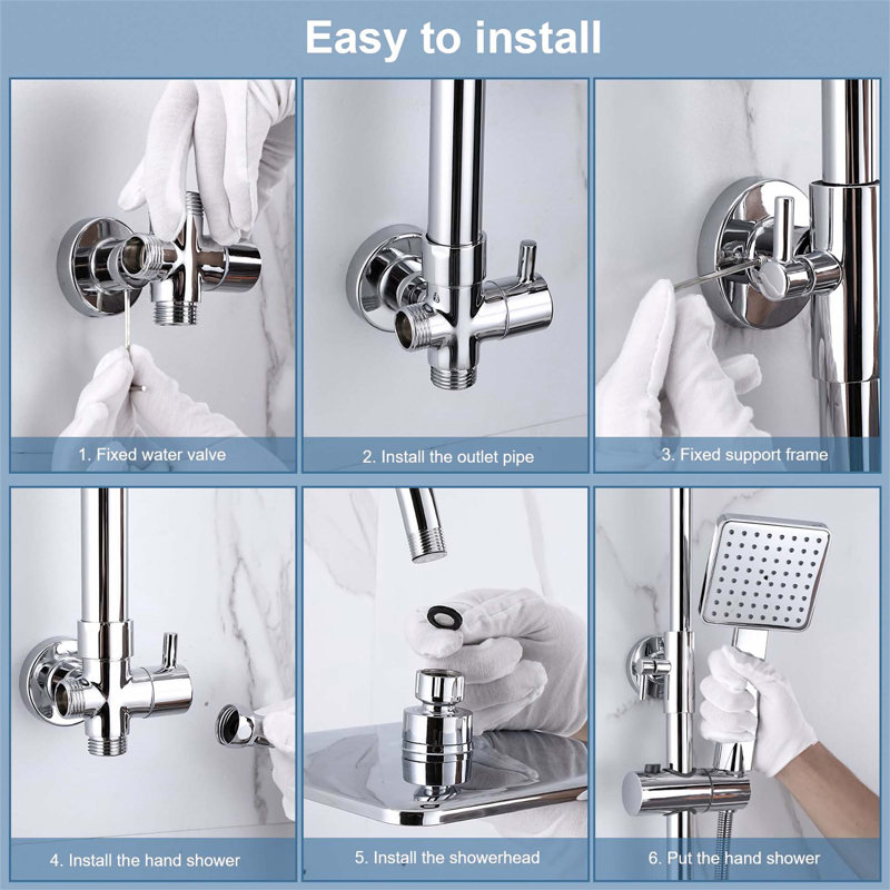 Rain Fixed Shower Head, Chrome