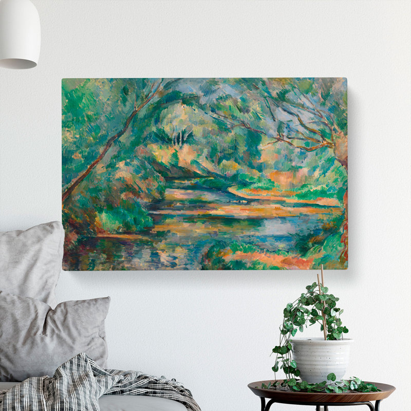 The Brook by Paul Cezanne - Wrapped Canvas, 50cm H x 76cm W x 3cm D