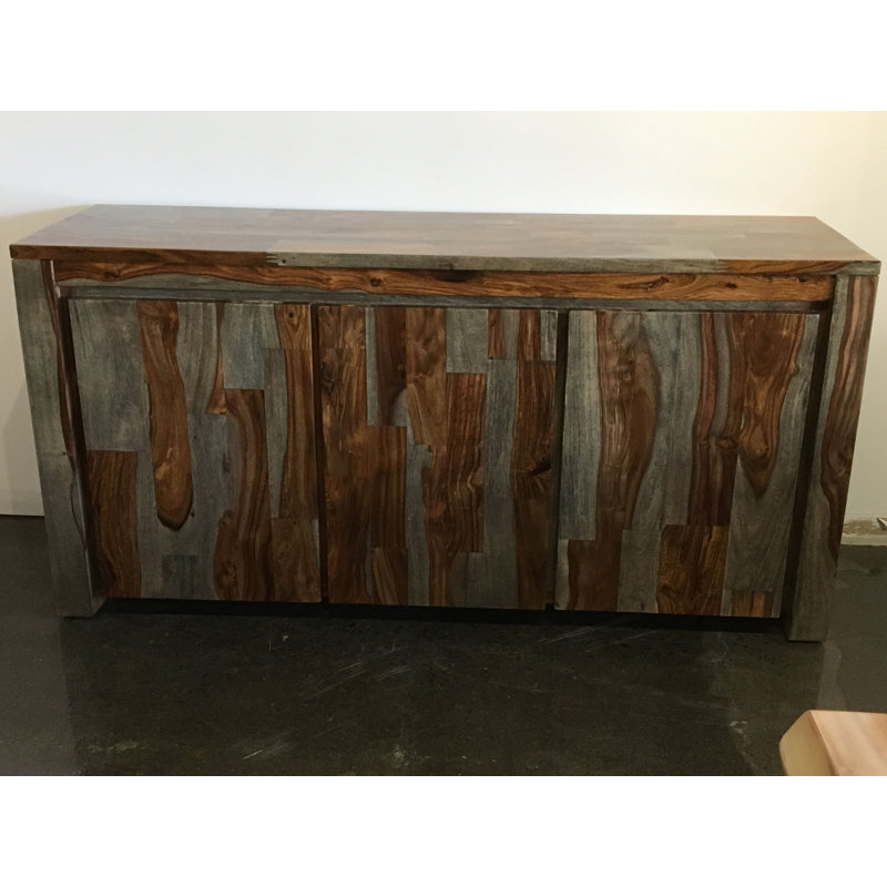 Table buffet de 60 po de largeur, Brun / gris
