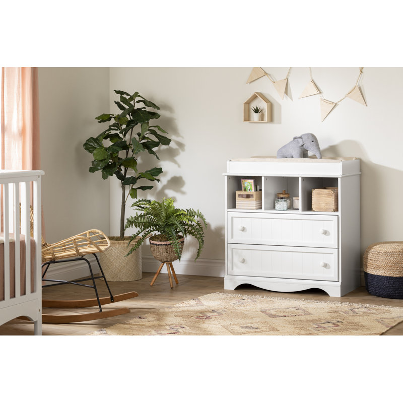 Commode à langer Savannah, Blanc pur / ROBUSTE