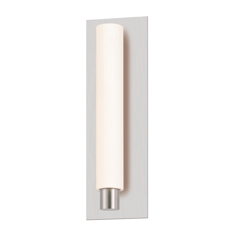 Tubo Slim 1 - Light LED Flush Mounted Sconce, Polished Chrome, Spine